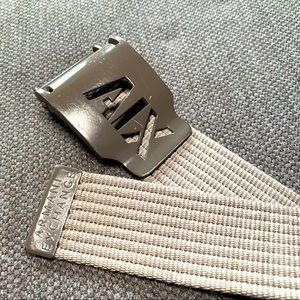 Armani Exchange casual rugged belt